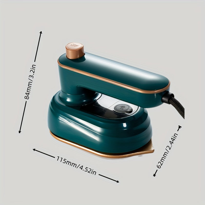38W Upgrade Portable Mini Ironing Machine - 180° Rotatable Handheld Iron with Foldable Design, 110V, Travel-Friendly