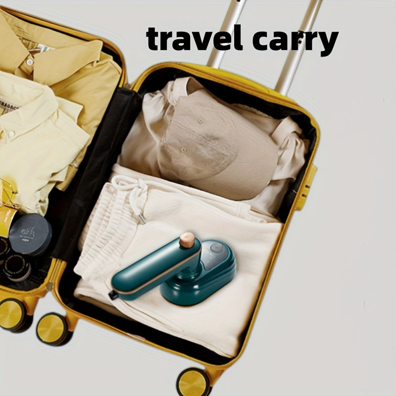38W Upgrade Portable Mini Ironing Machine - 180° Rotatable Handheld Iron with Foldable Design, 110V, Travel-Friendly